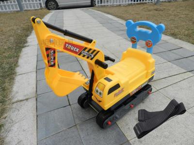 Children's slide Walker excavator can sit back and ride on stroller 269