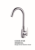 Copper single hole cold hot kitchen faucet, wash basin faucet 8105