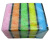 Five-piece in color algae scouring sponge sponge cloth, wipe clean cloth to clean the dishes sponge brushes