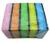 Five-piece in color algae scouring sponge sponge cloth, wipe clean cloth to clean the dishes sponge brushes