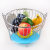 European fashion color of stainless steel water fruit basket
