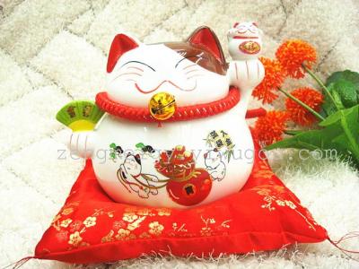 219 pot lucky cat ornaments creative lucky cat Office opening housewarming gifts wholesale