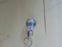 JS-2127 colorful light bulb key ring 1002 plastic LED bulb key light