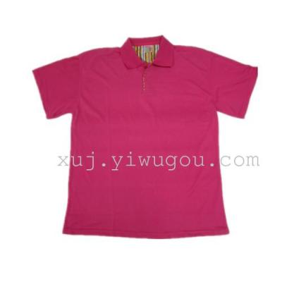 JF color stripe polyester cotton mixed colors 200g fashion POLO shirts advertising shirts