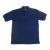 230g Navy Blue polyester cotton collar short sleeve t under lay out fork design laowai Favorites