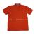 New 2014 super soft faux boutique Orange collar solid color short sleeve cotton t shirt 3 button 200g