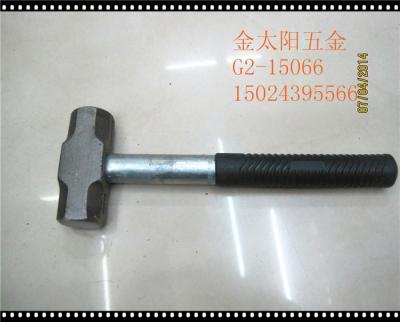 Sledge hammer with steel handle