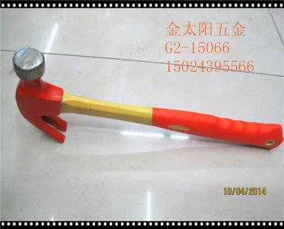 Package plastic handle claw hammer