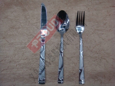 Stainless steel flatware 2520 stainless steel cutlery, knives, forks, and spoons