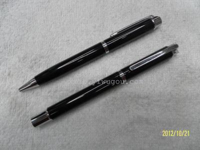 Metallic gel ink pen also called ORB, the pen can be customized logo