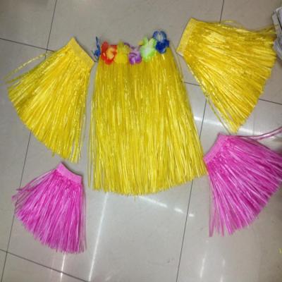 Grass Skirt Five-Piece Set Hawaiian Grass Skirt Grass Skirt Suit