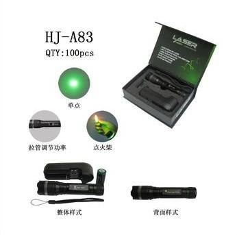 HJ-A83 green light charging sky laser pointer Green laser pointer pen