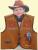 Cowboy leather vest/pirate accessories/toys/children's clothing