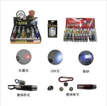 JD88 counterfeit UV black lights LED white light three-in-one/two in one small infra-red laser flashlight