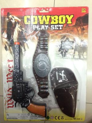 Cowboy series guns, handcuffs and a mask