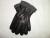 Spell leather lamb fur to keep warm men's sheepskin leather gloves