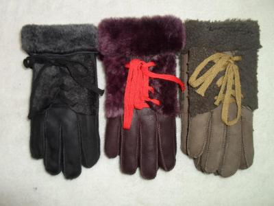 Fanmao-tie ladies sewing fur fashion glove