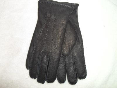 Men's leather deer skin tattoo handmade leather gloves