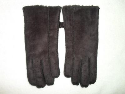 Ladies handmade suede gloves