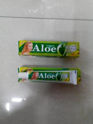 Factory direct 50g Aloe toothpaste, 3 colors