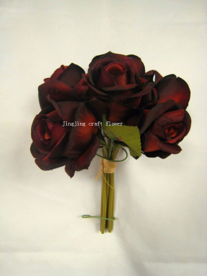 Factory direct high simulation flower Codex simulation and high degree of rose flowers artificial flowers can be made