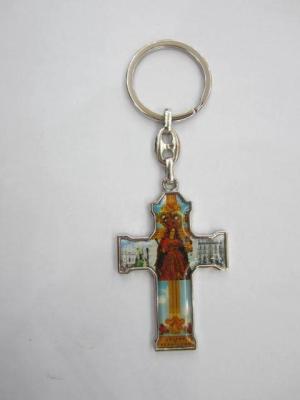 Cross Keychain Can Be Customized with Pictures and Samples