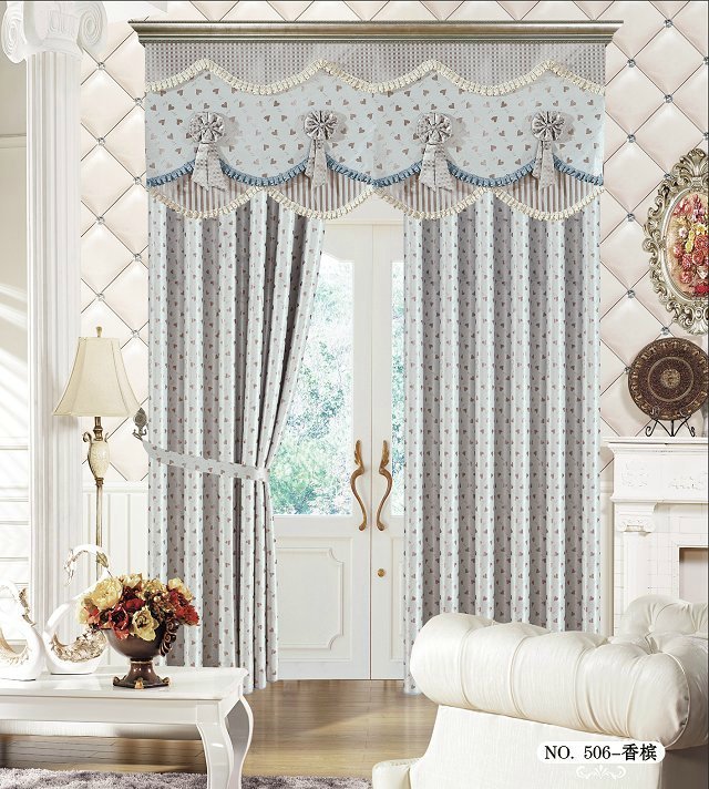  新款  爱心   提花遮光布  厂家直销