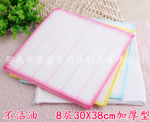 Dishcloth Manufacturers Rag Extra Thick Wood Fiber Dishcloth Scouring Pad Oil-Free 8384