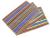Color Stripe Door Mat Wear-Resistant Dust Removal Moisture Absorption Non-Slip Foot Mat Carpet Entrance Mat Bedroom Doormat 37 * 57cm