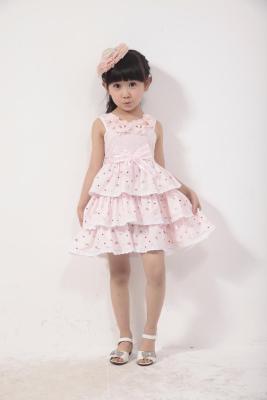 Yiwu purchase explosive manufacturers selling grass hither new girl princess dress printed