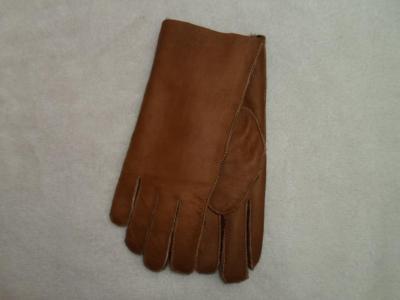Ladies Sheepskin wool Derm fur skin back gloves