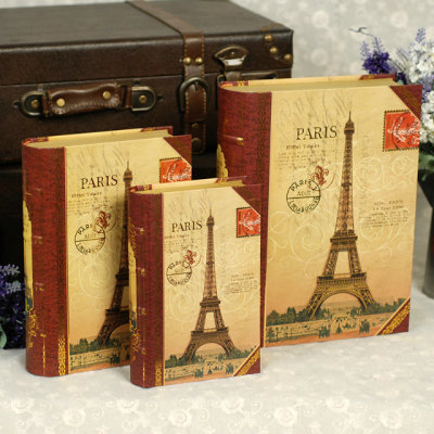 The New High-end Three-piece Set Of Retro Simple Gift Box Colorful Gift Box Storage Box.