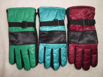 Men's fangyubu large cotton stitching warm gloves