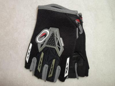 Men's Microfiber fashion, sports and fitness half finger glove