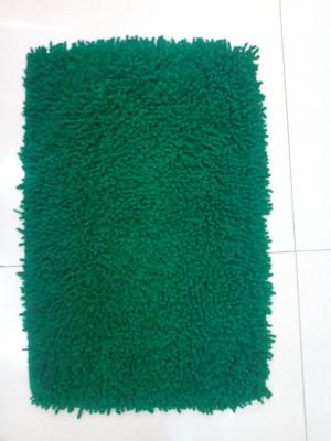 Plain chenille bottomless carpet