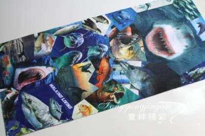 Outdoor gear fishing enthusiasts Riding Hood fish-patterned scarf child-like wonderful smecta FISH turban Hat