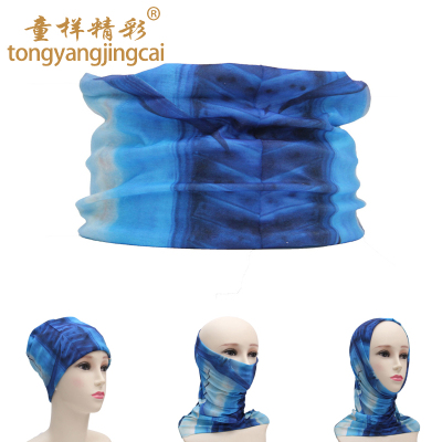 Outdoor gear fishing enthusiasts Riding Hood fish-patterned scarf child-like wonderful smecta FISH turban Hat