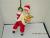 Hanging ring Santa Christmas decoration