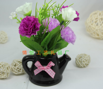 Small Kettle grass lilac small bonsai decoration living room desk placed flower artificial flower