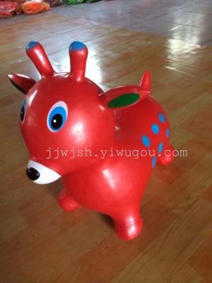 Music inflatable cow red deer dragon