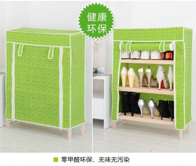 The 4 layer of 5 layers of non-woven cloth shoe shoes cabinet simple waterproof shoe rack