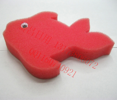 manufacturers distribute customized cartoon fish solid bath sponge bath to clean