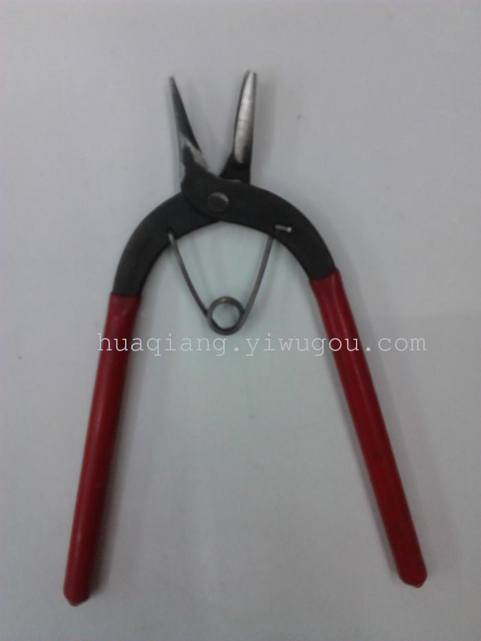 Trumpet semicircular pliers DIY hand tools pliers curved nine-pin mini pliers pliers tool Korea pliers, Yiwu international trade city b area, 2/f, 5, 25th Street F2-13830 phone 13757919757 fax 0579-85193830/shopsmall semicircular pliers bent needle pliers tools总长13厘米 重41克 