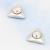 Korean style magnetic Stud magnet for men and women silver side drill triangle earrings non-pierced ear-clip
