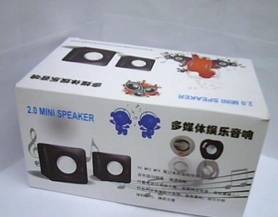 Js-7999 gift speakers computer speakers mini speakers square USB speakers