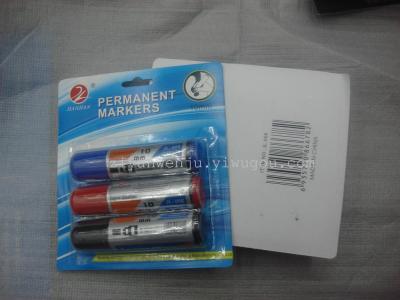 3 PCs blister card [marker] adopt international environmental oily ink