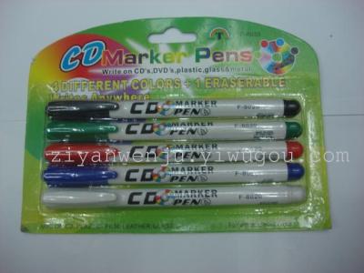 Manufacturers with blister card CD pen, erasable CD look beautiful, multicolor optional