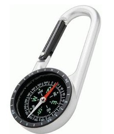 JS-3826 with scale 11CM aluminum alloy mountaineering buckle compass