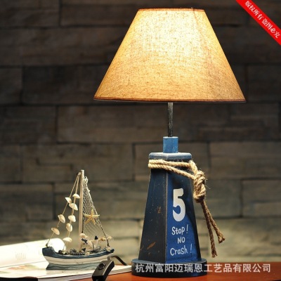 For children with a Mediterranean table Lamp Fishing float Lamp bedside Eye protection, learning Decorative table Lamp MA15024