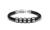 PU leather stainless steel wave six-man punk bracelets bracelets titanium steel bracelet